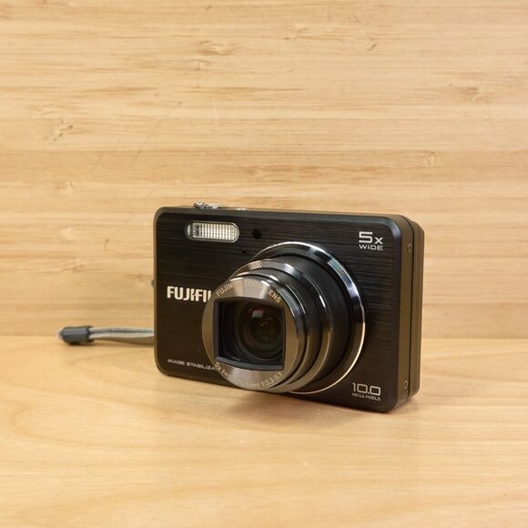 Vintage Fujifilm FinePix J250 Digital Camera / 10 MP / 5X Optical Zoom / Black - Picture 1 of 7